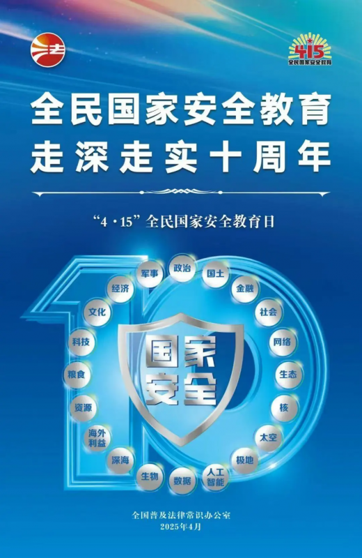 415全民国家安全教育日 | 全民国家安全教育，走深走实十周年